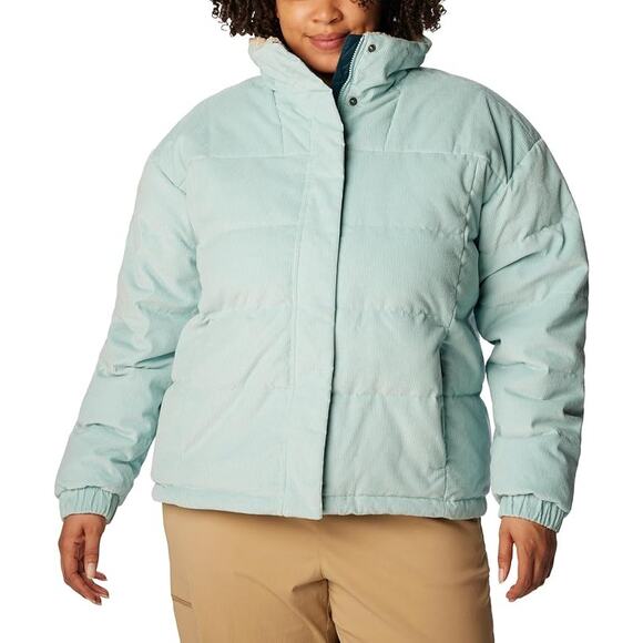 NWT Columbia ruby falls novelty corduroy jacket sz XL aqua haze corduroy - Picture 7 of 7